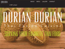 Tablet Screenshot of duriandurian.com